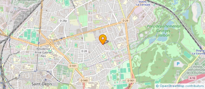 localisation de l'entreprise MONSIEUR MAHAMADOU WAGUE à SAINT-DENIS