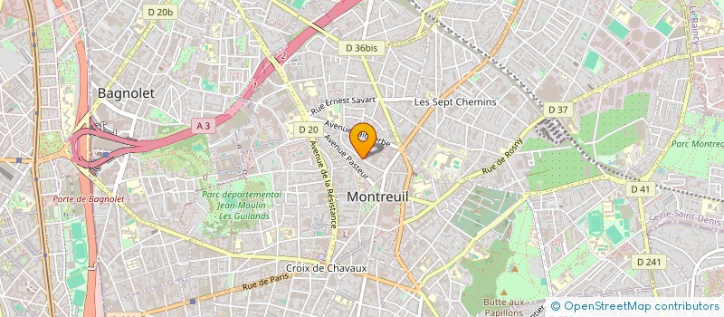 localisation de l'entreprise MONSIEUR MAHAMADOUN SANGARE à MONTREUIL