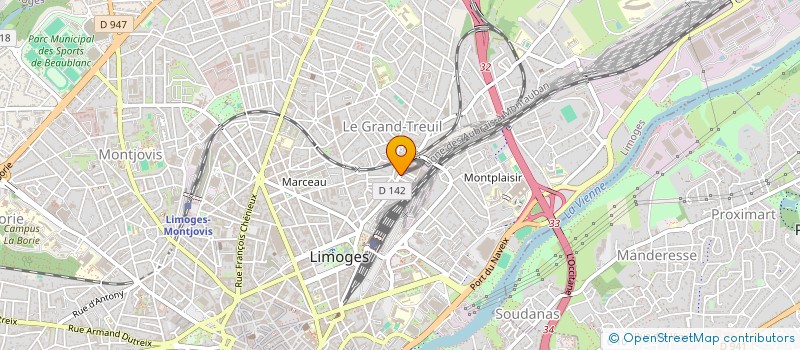 localisation de l'entreprise MONSIEUR MAHAMAN ABDOU GADO à LIMOGES