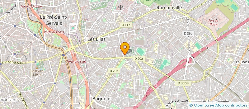 localisation de l'entreprise MONSIEUR MAHAMANE CISSE à BAGNOLET