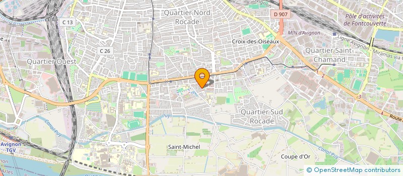 localisation de l'entreprise MONSIEUR MAHAMAT ABAKAR  AVIGNON