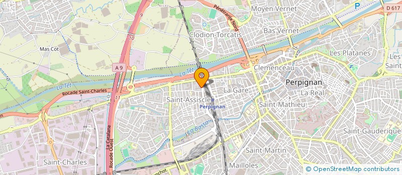 localisation de l'entreprise MONSIEUR MAHAMAT AHMAT ADAM  PERPIGNAN