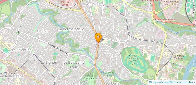 localisation de l'entreprise MONSIEUR MAHAMAT AHMAT GORIMI à ORVAULT
