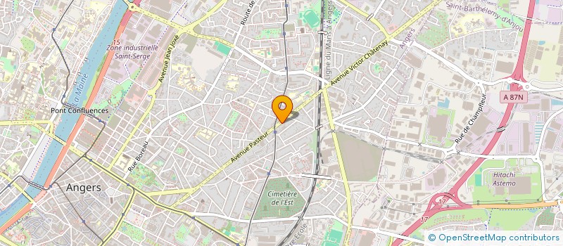 localisation de l'entreprise MONSIEUR MAHAMAT ALI TAHA à ANGERS