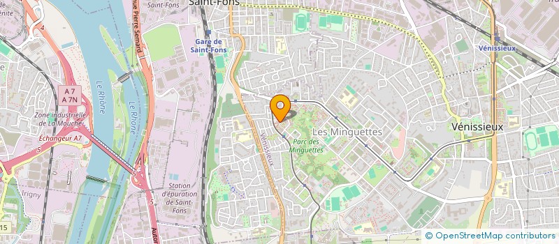 localisation de l'entreprise MONSIEUR MAHAMAT ALI YOUSSOUF  VENISSIEUX