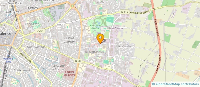 localisation de l'entreprise MONSIEUR MAHAMAT BRAHIM BRAHIM  VALENCE