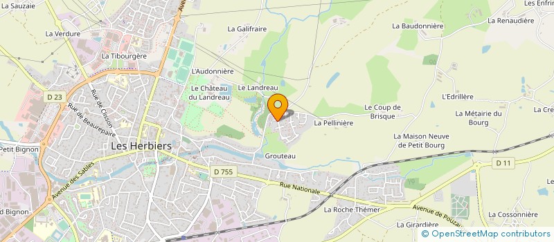 localisation de l'entreprise MONSIEUR MAHAMAT GAMAR ADJIDEI à LES HERBIERS
