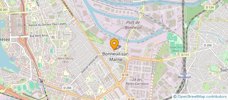 localisation de l'entreprise MONSIEUR MAHAMAT HAGGAR ABDALLAH  BONNEUIL-SUR-MARNE