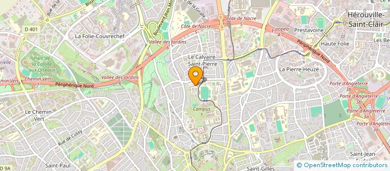 localisation de l'entreprise MONSIEUR MAHAMAT HASSAN à CAEN