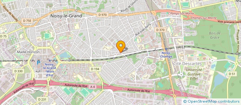 localisation de l'entreprise MONSIEUR MAHAMAT YOUSSOUF  NOISY-LE-GRAND