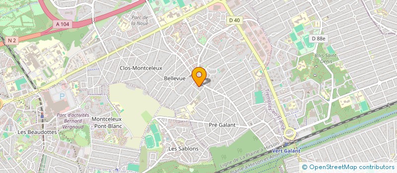 localisation de l'entreprise MONSIEUR MAHAME MAGASSA  PARIS