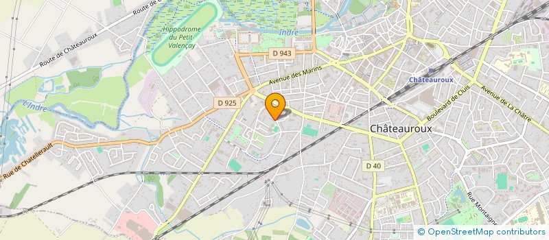 localisation de l'entreprise MONSIEUR MAHAMED DALMAR JAMA à CHATEAUROUX