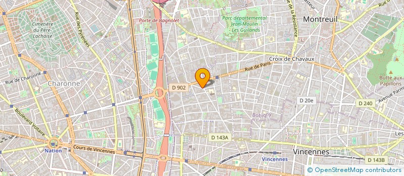 localisation de l'entreprise MONSIEUR MAHAMET TOURE à MONTREUIL