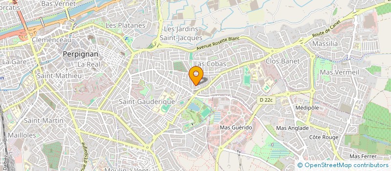 localisation de l'entreprise MONSIEUR MAHAMMED LIATENI  PERPIGNAN