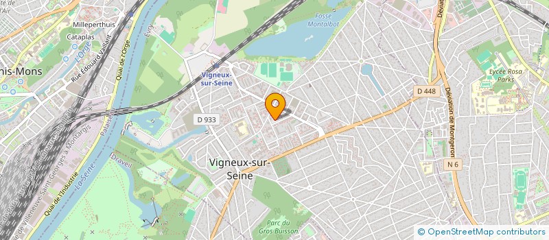 localisation de l'entreprise MONSIEUR MAHAMOU TOURE à VIGNEUX-SUR-SEINE