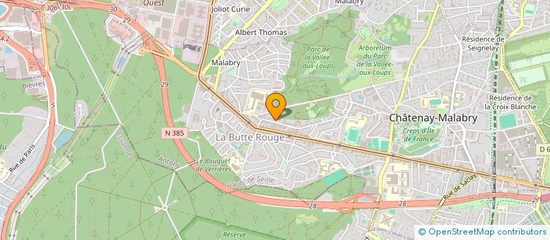 localisation de l'entreprise MONSIEUR MAHAMOUD BOUDHAFRI  CHATENAY-MALABRY