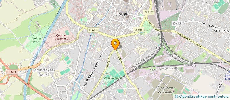 localisation de l'entreprise MONSIEUR MAHAMOUD KHATIR AHMAT  DOUAI