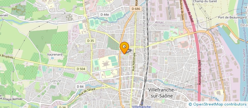 localisation de l'entreprise MONSIEUR MAHAMOUDA ABDALLAH  VILLEFRANCHE-SUR-SAONE