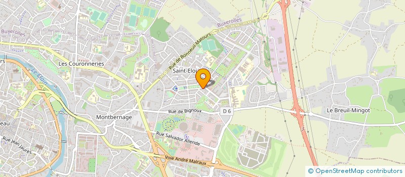 localisation de l'entreprise MONSIEUR MAHAMOUDOU CISSE  POITIERS