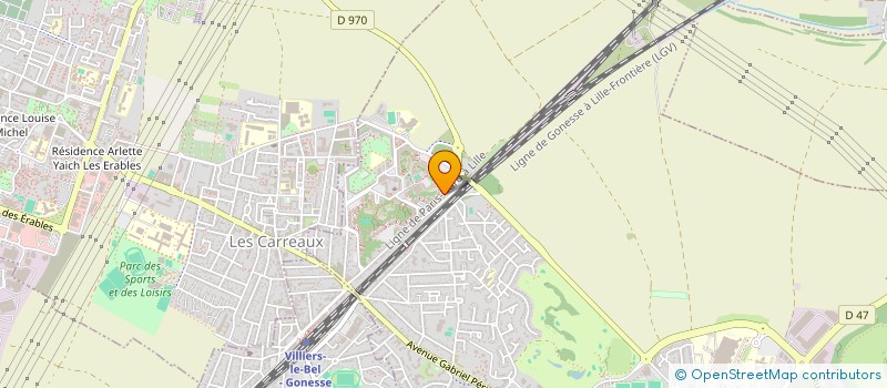 localisation de l'entreprise MONSIEUR MAHAMOUDOU KOUYATE à GONESSE