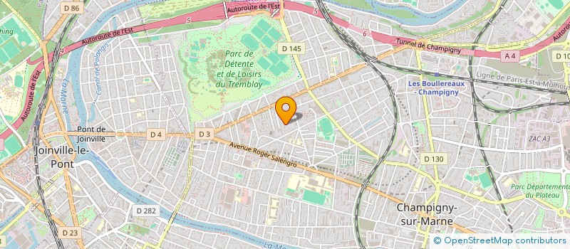 localisation de l'entreprise MONSIEUR MAHAND AZIZ à CHAMPIGNY-SUR-MARNE