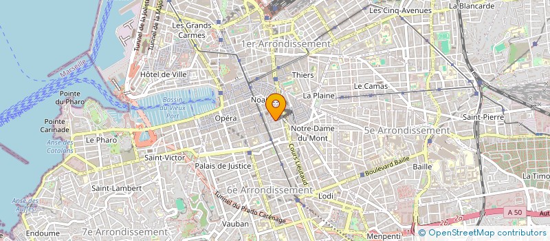 localisation de l'entreprise MONSIEUR MAHATSANGA LE DANTEC  MARSEILLE 6