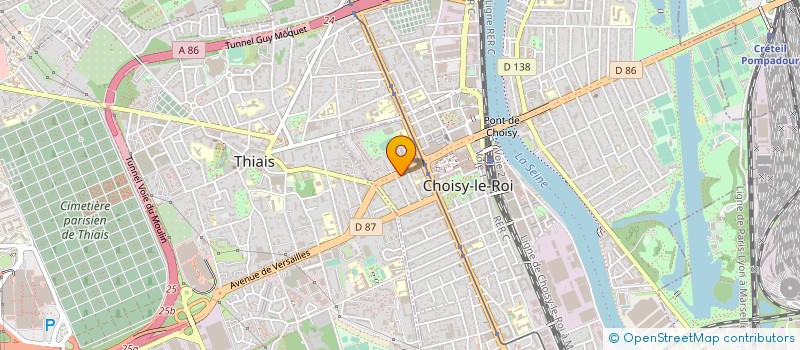 localisation de l'entreprise MONSIEUR MAHAVITA JAOVAZAHA à CHOISY-LE-ROI