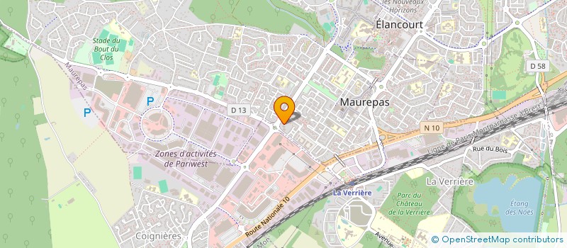 localisation de l'entreprise MONSIEUR MAHBOUB NOUMA  MAUREPAS