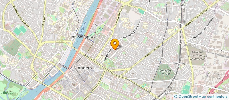 localisation de l'entreprise MONSIEUR MAHBOUBEH ABBASSI  ANGERS