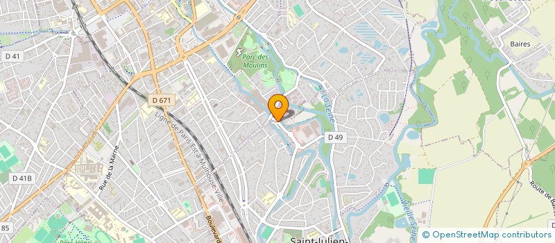 localisation de l'entreprise MONSIEUR MAHBUB HALITI  SAINT-JULIEN-LES-VILLAS