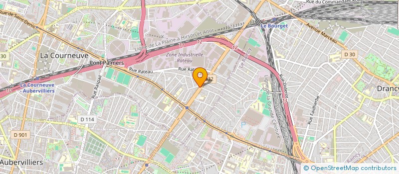 localisation de l'entreprise MONSIEUR MAHBUB HASAN à LA COURNEUVE