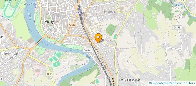 localisation de l'entreprise MONSIEUR MAHDI ABDERRAHMAN à VICHY