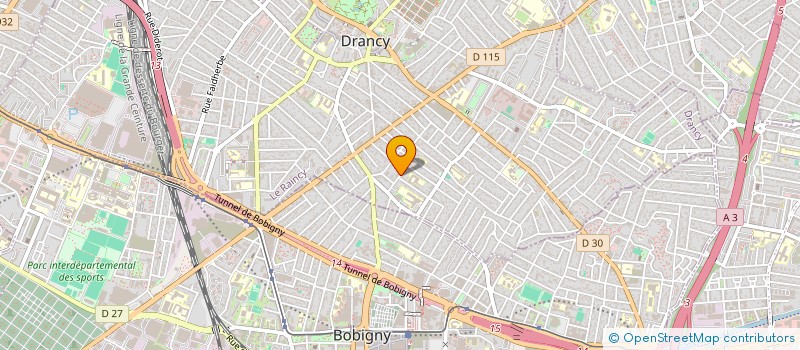 localisation de l'entreprise MONSIEUR MAHDI AINDAR  DRANCY