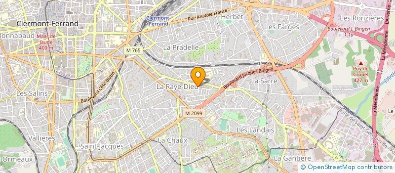 localisation de l'entreprise MONSIEUR MAHDI AL-KAABI  CLERMONT-FERRAND