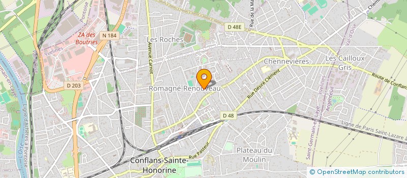 localisation de l'entreprise MONSIEUR MAHDI ANWAR MOUSSA  CONFLANS-SAINTE-HONORINE