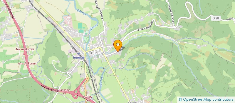 localisation de l'entreprise MONSIEUR MAHDI AQLIBOUS  LANNEMEZAN