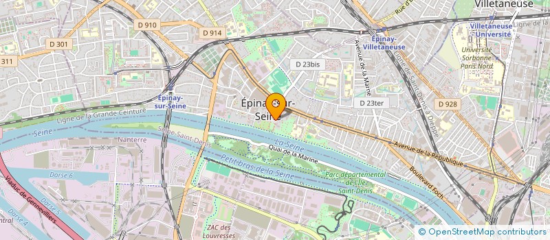 localisation de l'entreprise MONSIEUR MAHDI AYACHI à EPINAY-SUR-SEINE