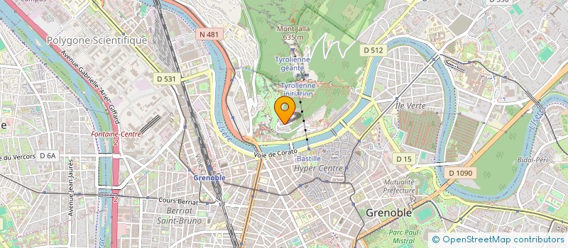 localisation de l'entreprise MONSIEUR MAHDI AZIZ  GRENOBLE