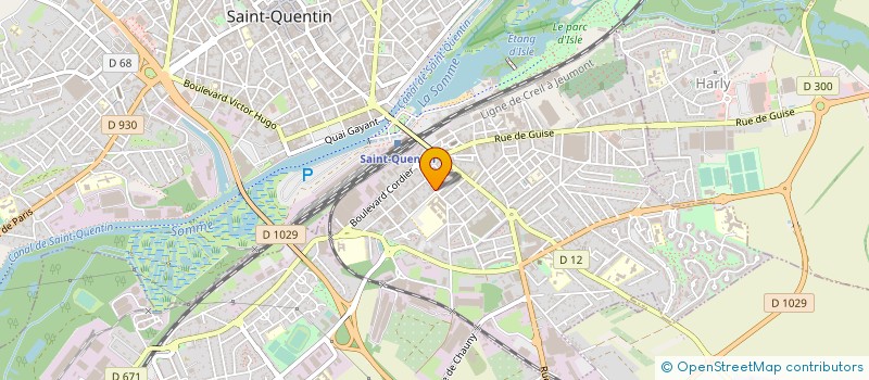 localisation de l'entreprise MONSIEUR MAHDI BENMERBI à SAINT-QUENTIN