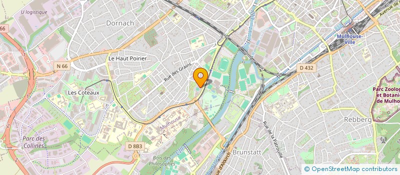 localisation de l'entreprise MONSIEUR MAHDI BENMESBAH  MULHOUSE