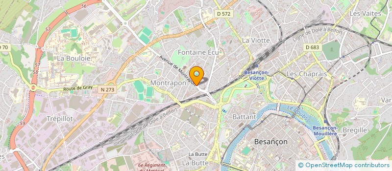 localisation de l'entreprise MONSIEUR MAHDI BOUZIT à BESANCON