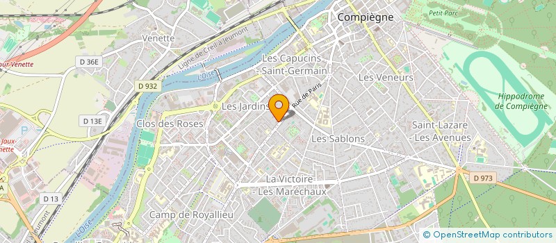 localisation de l'entreprise MONSIEUR MAHDI DAADOR  COMPIEGNE