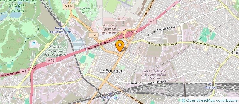 localisation de l'entreprise MONSIEUR MAHDI DJEMEL à LE BOURGET