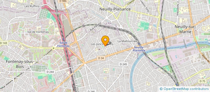 localisation de l'entreprise MONSIEUR MAHDI GHULAMI  LE PERREUX SUR MARNE