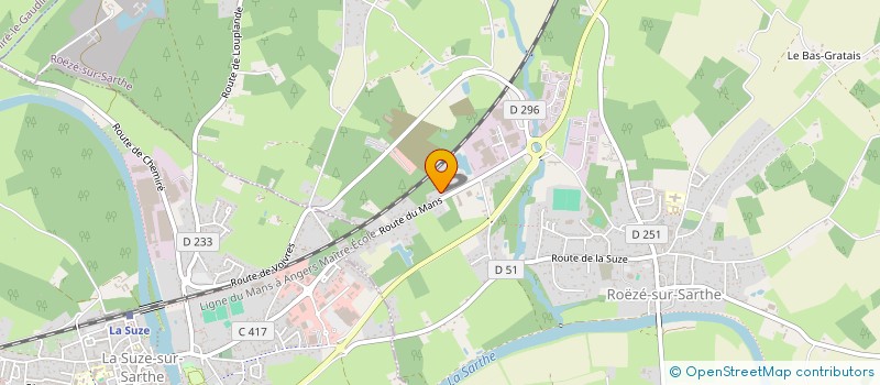 localisation de l'entreprise MONSIEUR MAHDI GOUASMIA  ROEZE-SUR-SARTHE