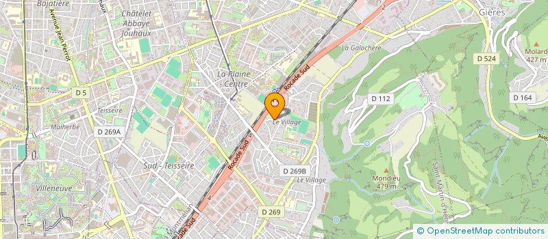 localisation de l'entreprise MONSIEUR MAHDI HAMDI  SAINT-MARTIN-D'HERES