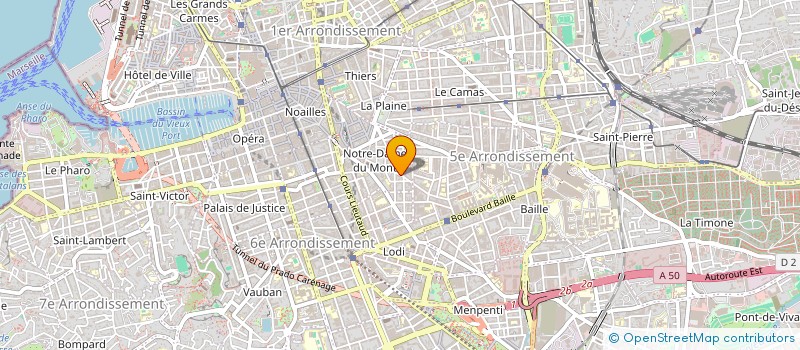 localisation de l'entreprise MONSIEUR MAHDI HAMMI à MARSEILLE