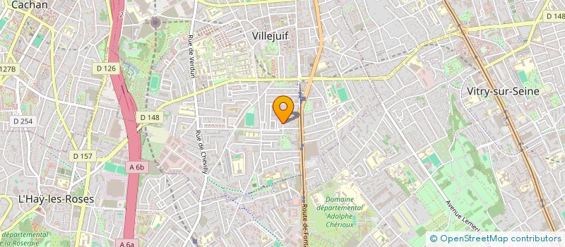 localisation de l'entreprise MONSIEUR MAHDI HANZOULI  VILLEJUIF