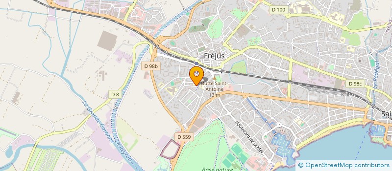localisation de l'entreprise MONSIEUR MAHDI HFAIEDH à FREJUS