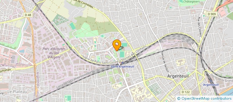 localisation de l'entreprise MONSIEUR MAHDI JABOU  ARGENTEUIL